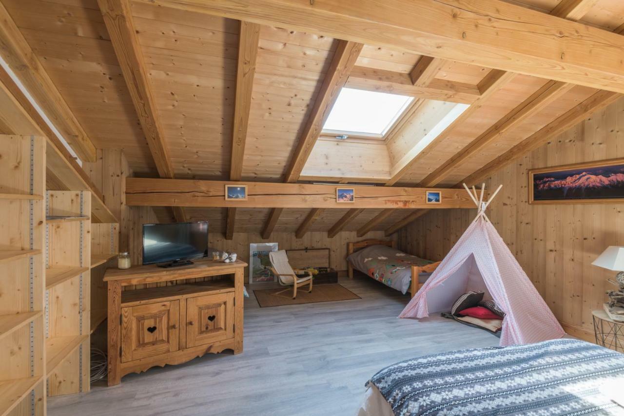Chantemerle 1741, Chambres D'Hotes A La Montagne Sallanches Eksteriør billede